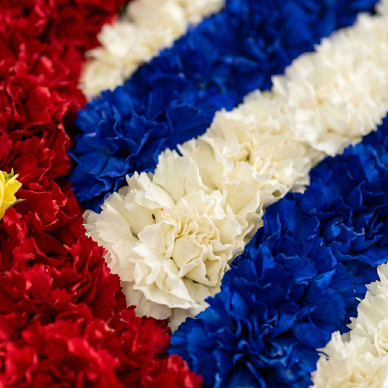 Comprar Plafón funerario del escudo del RCD Español en Barcelona | Plafones, cruces y corazones 2