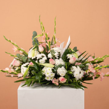 Compra Coixí de Flor Variada a Barcelona | Flors per a Difunts