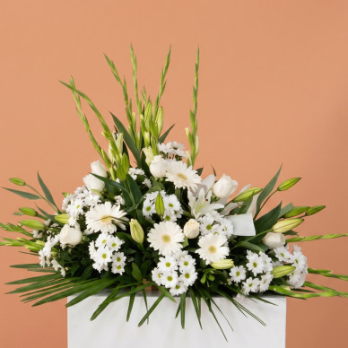 Comprar Cojín de Flor Variada en Barcelona | Flores para Difuntos