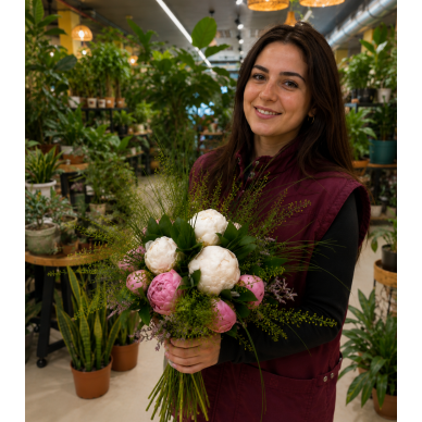 Comprar Bouquet de peonia a Barcelona | Flors de Primavera
