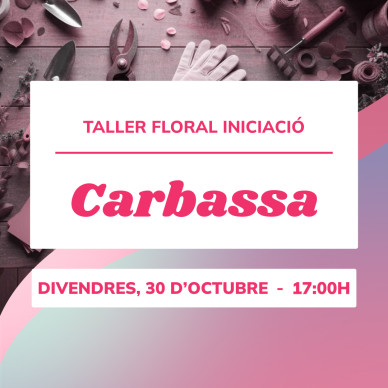Taller de flores en calabaza | Centro floral otoñal y creativo 2