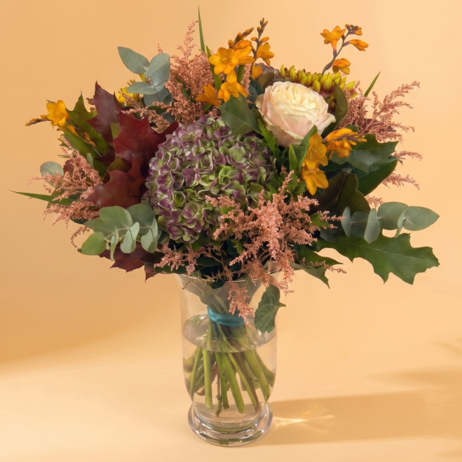 Ramo Otoño Romántico con Hortensias | Flores Navarro Barcelona