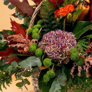 Cesta Otoñal Pequeña de Flores | Flores Navarro Barcelona 2