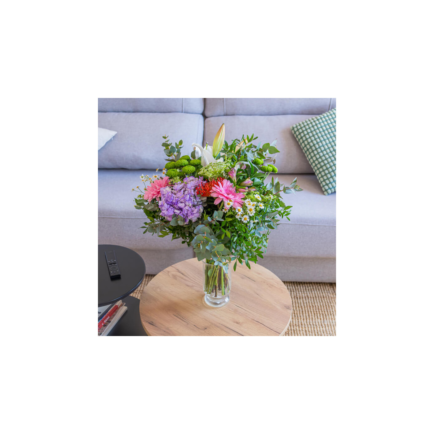 Comprar Ramde flor variada amb hortensies Barcelona