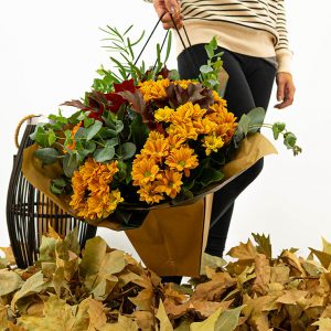 Ramo colección otoño bolsa craft crisantemos