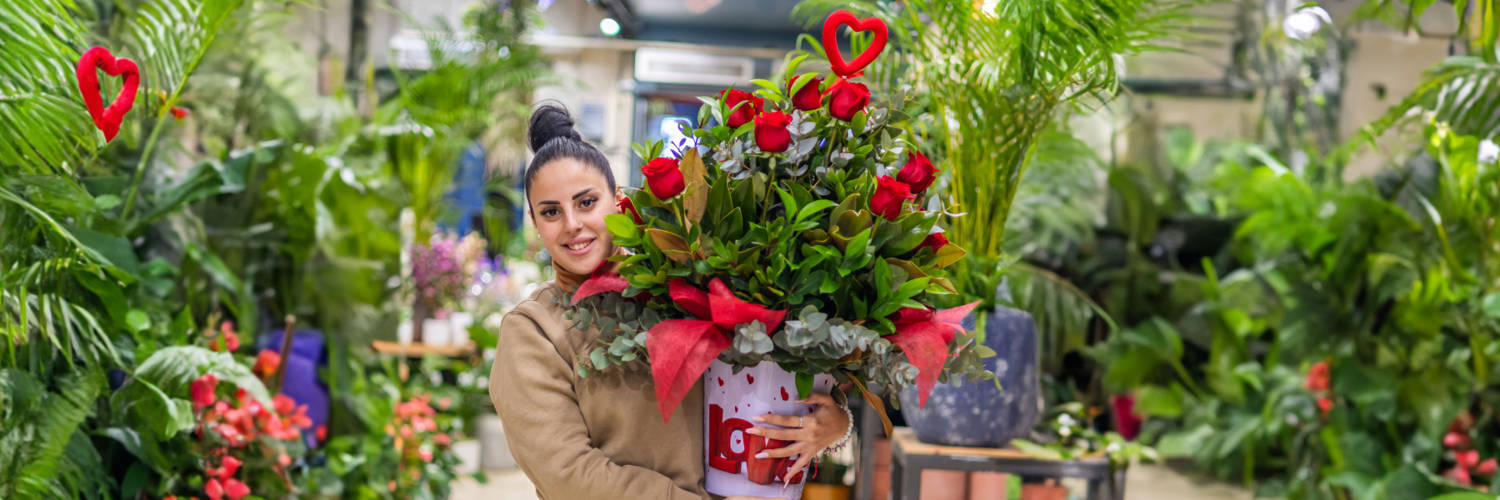 Recoge tus flores de San Valentín sin esperas en Flores Navarro