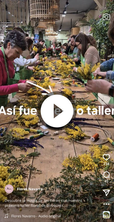 Así fue nuestro Taller floral de Mimosa en Barcelona