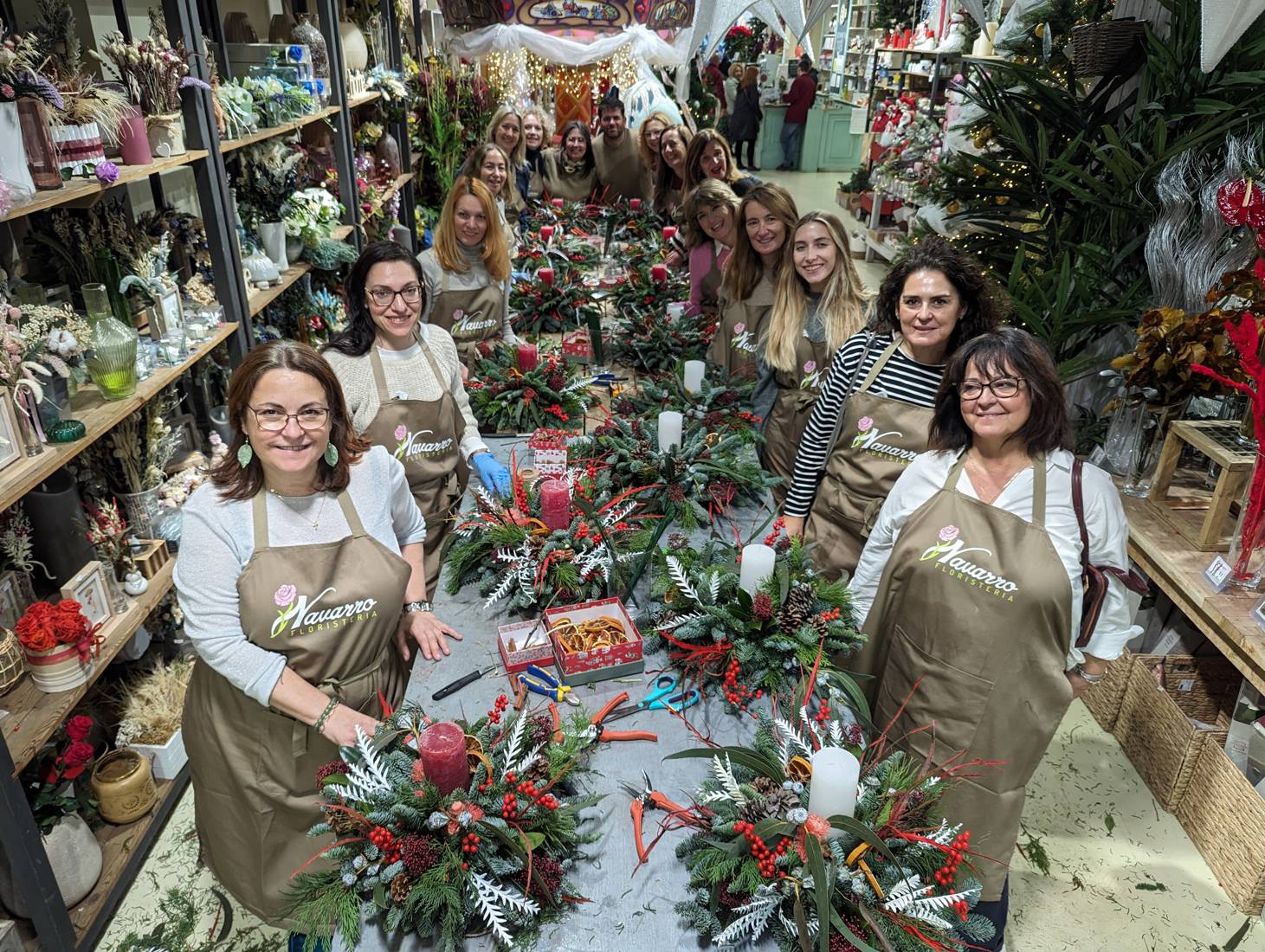 Talleres en Flores Navarro: un espacio para crear con flores