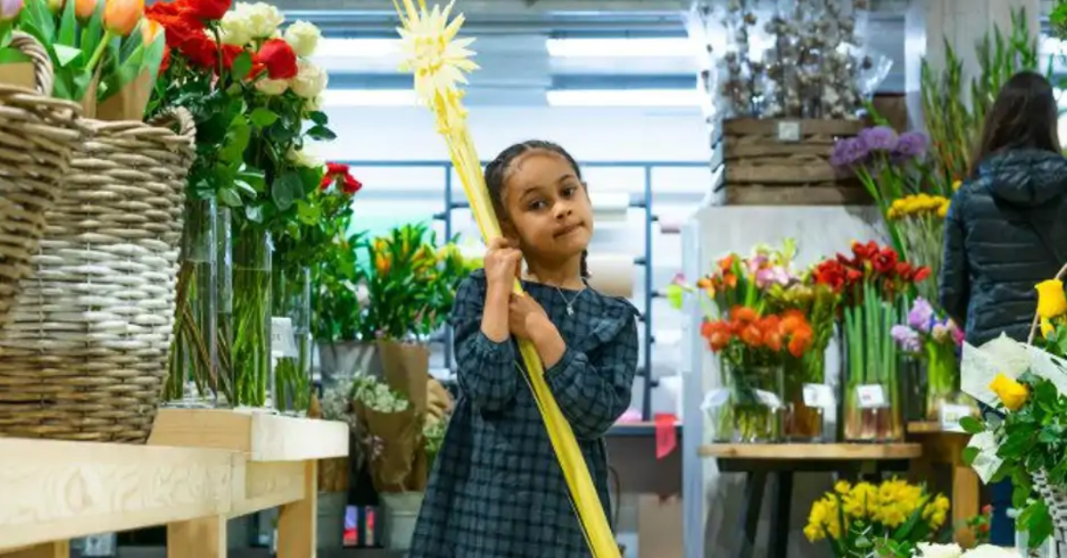 Palmas, palmones y flores para Semana Santa