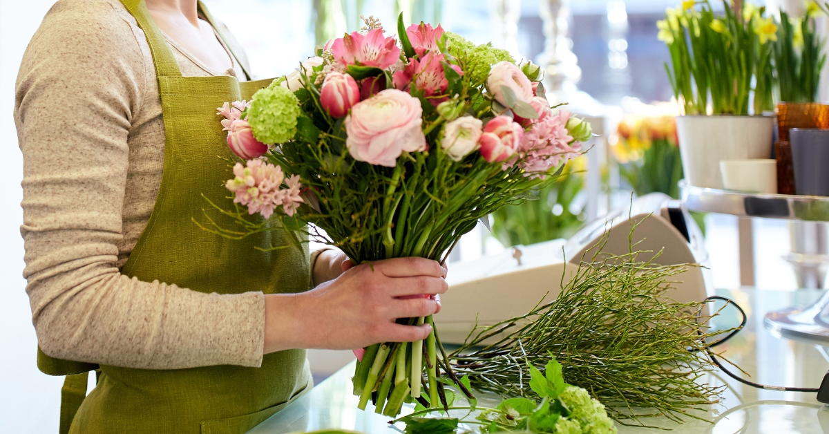 Flores para celebrar la patrona de Cataluña el 27 de abril