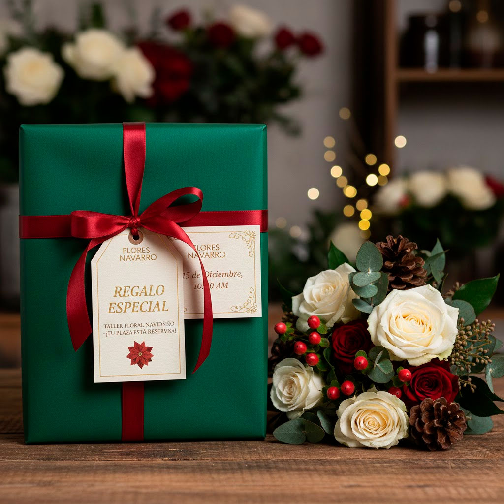 Regalar un taller floral en Navidad es mucho más que un detalle bonito