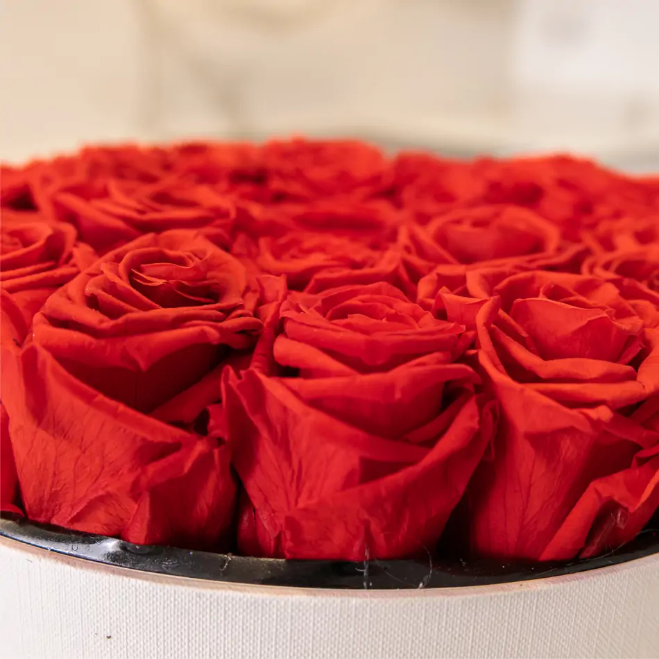 Caixa Luxe amb 25 Roses Liofilitzades