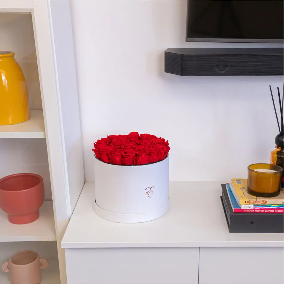 Caixa Luxe amb 25 Roses Liofilitzades