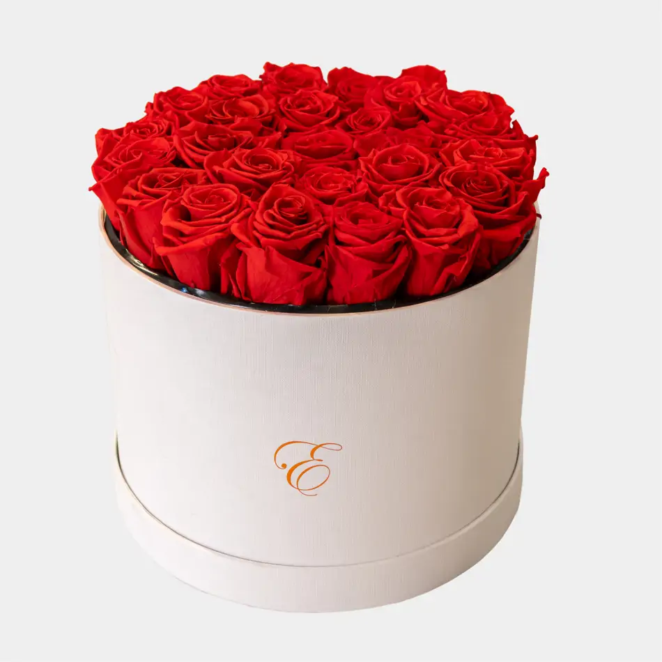 Caixa Luxe amb 25 Roses Liofilitzades