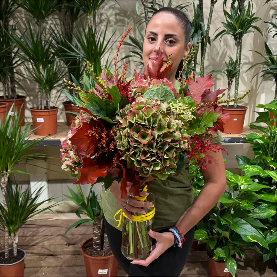 Ramo hortènsies de tardor