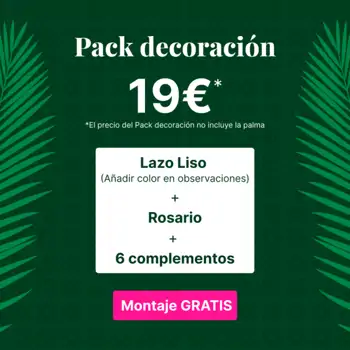 Pack decoración palma mediana