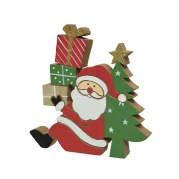 Comprar Figura Papa Noel de madera en Barcelona