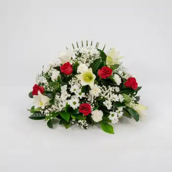 Comprar Jardinera de flor natural para cementerio standard en Barcelona