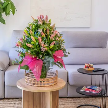 Comprar Jarrón de lilium Luz Serena en Barcelona