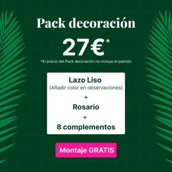 Pack decoración palmón grande