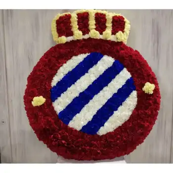 Comprar Plafón funerario del escudo del RCD Español en Barcelona